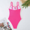 2 PCS Solid Color Piece Swimwear with Cover Up Y128 - SWEETKAMA