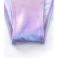 2 Piece Iridescent Violet Bikini Swimsuit S050 - SWEETKAMA