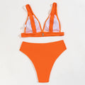 2-Piece Solid Color Bikini Swimsuit QJYY01 - SWEETKAMA