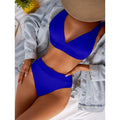 2-Piece Solid Color Bikini Swimsuit QJYY01 - SWEETKAMA