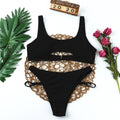 2-Piece Solid Color Bikini Swimsuit qy2027 - SWEETKAMA