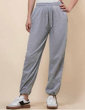 Ladies Elastic Wasit Adjustable Cuff Sweatpants SKP41091