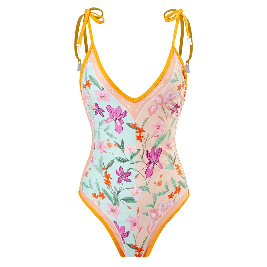 One Piece Swimsuit with Cover Up Y18 - SWEETKAMA