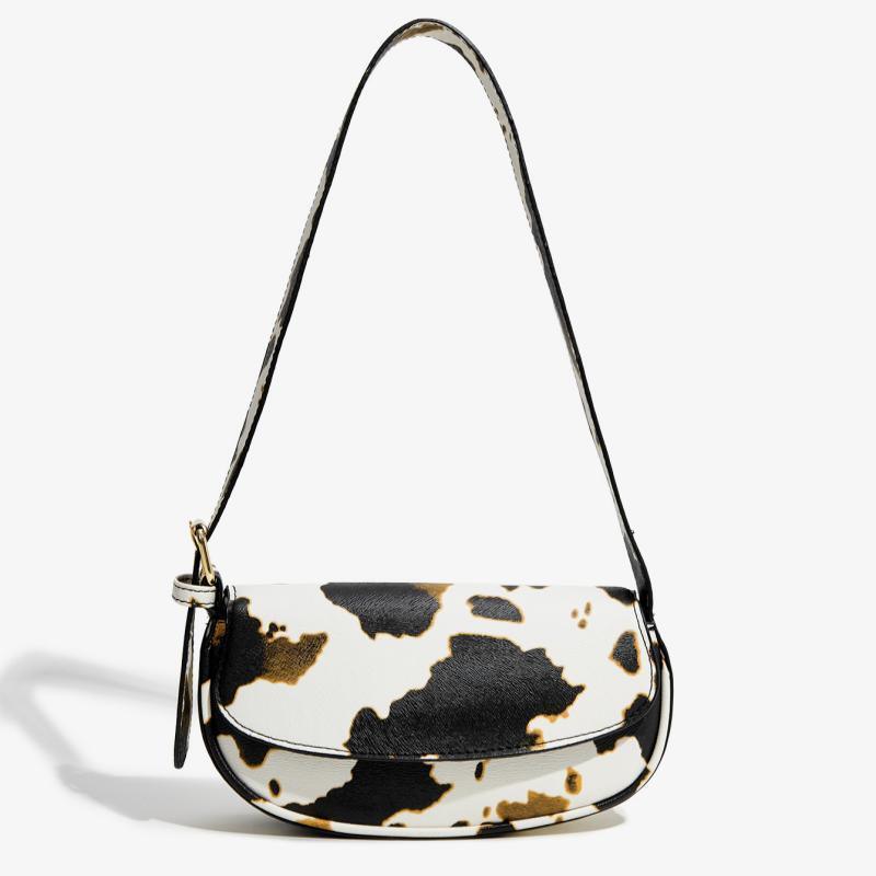 Ladies Trendy PU Cow Print Hanging Bag SKOB230617