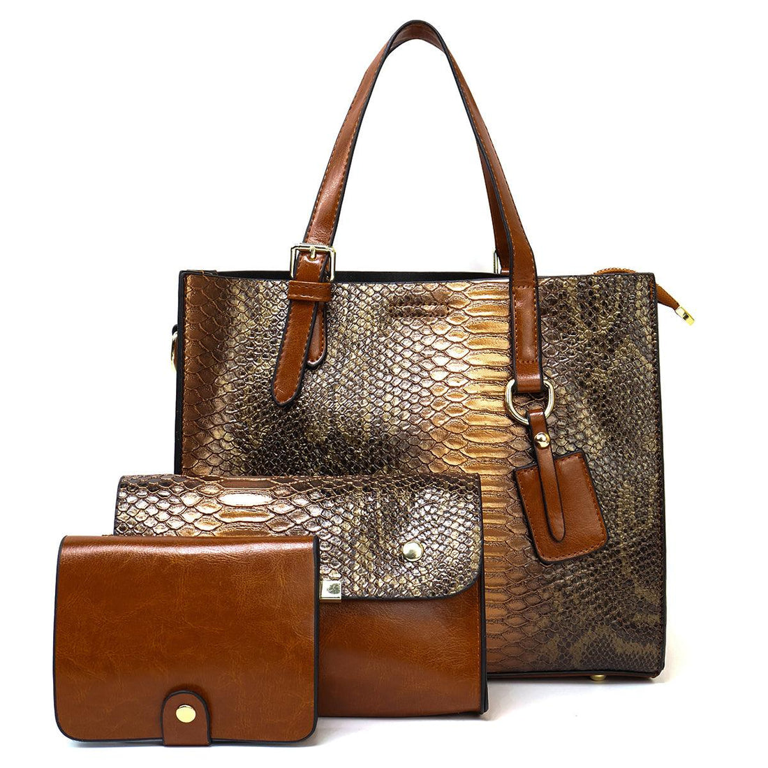 Ladies Elegant Snake Skin Handbag TZBG0717