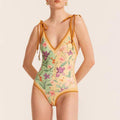 One Piece Swimsuit with Cover Up Y18 - SWEETKAMA