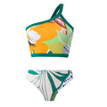 Floral and Bird Print 2PCS Bikini Set with Cover Y85 - SWEETKAMA