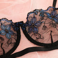 Floral Embroidery Sexy Lingerie Set 2267 - SWEETKAMA