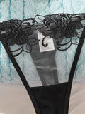 Floral Embroidery Sexy Seduction Lingerie Set HF-4111 - SWEETKAMA