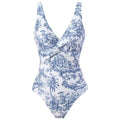 Floral Print One Piece Swimwear with Cover Y110 - SWEETKAMA