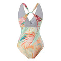 Floral Print One Piece Swimwear with Cover Y110 - SWEETKAMA