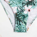 Floral Print String Tie Bottom 2PCS Bikini Set Y65 - SWEETKAMA