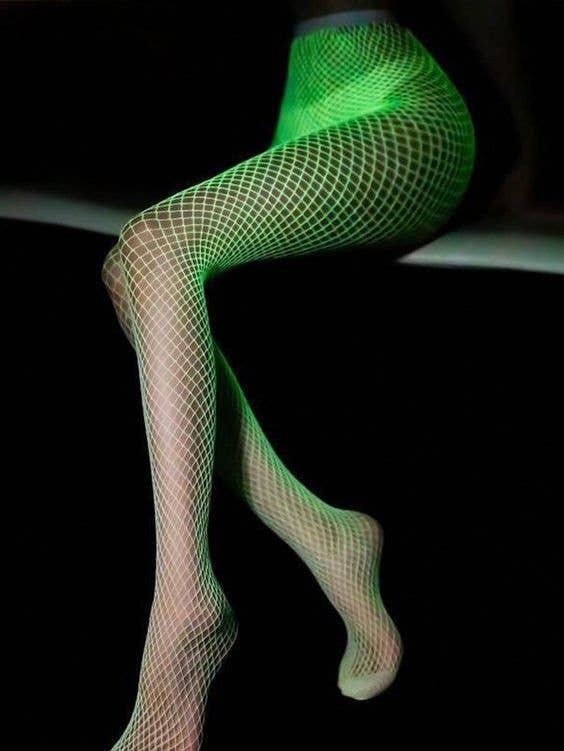 Glow in The Dark Fishnet Bodystocking YGWW-1 - SWEETKAMA