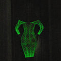 Glow in The Dark See Through Fishnet Bodystocking Dress YGLTY - SWEETKAMA