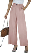 High Waist Solid Color Ladies Daily Pants LC7711481 - SWEETKAMA