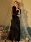 Lace Night Gown, Silk Robes,Bridal Party Robes,with Babydoll 6076 - SWEETKAMA