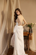 Lace Night Gown, Silk Robes,Bridal Party Robes,with Babydoll 6076 - SWEETKAMA