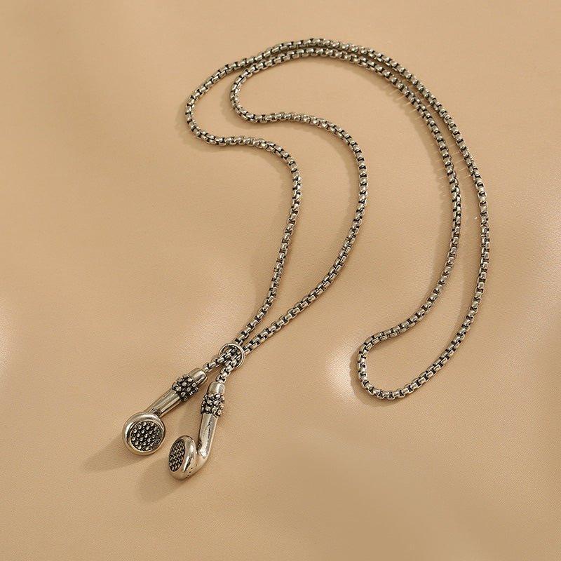 Ladeis Vintage Headset Free Length Necklace SKAJ018 - SWEETKAMA