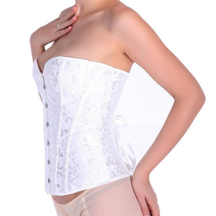 Ladies Back Tie Strapless Corset Shapewear 246 - SWEETKAMA