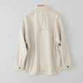 Ladies Botton-Up Pocket Denim Coat M2 - SWEETKAMA