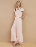 Ladies Button Sailor Collar Jumpsuit SKJ429 - SWEETKAMA