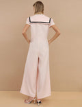 Ladies Button Sailor Collar Jumpsuit SKJ429 - SWEETKAMA