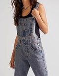 Ladies Casual Pocket Denim Overalls SKJ540 - SWEETKAMA