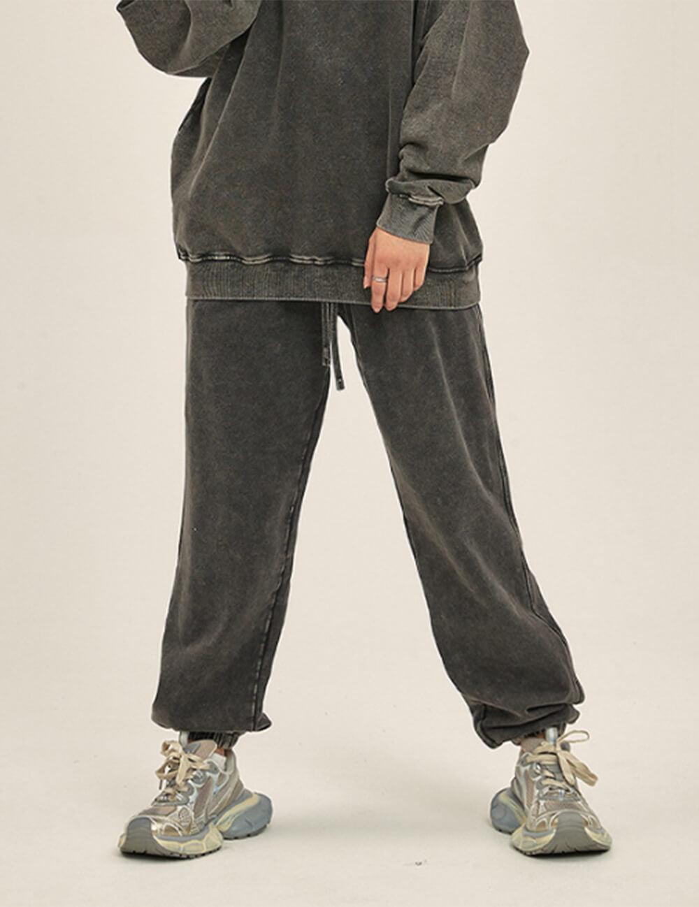 Ladies Elastic Waist Drawstring Sweatpants 2319# - SWEETKAMA