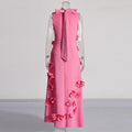 Ladies Elegant Flower Sleeveless Maxi Dress SKX1784 - SWEETKAMA