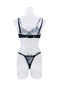 Ladies Floal Embroidery Sexy Lingerie Set HF-4156 - SWEETKAMA