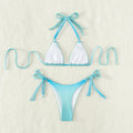 Ladies Gradient String Shouder 2PCS Bikini Set 3068 - SWEETKAMA