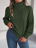 Ladies High Collar Long Sleeves Sweater 2128 - SWEETKAMA