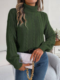 Ladies High Collar Long Sleeves Sweater 2128 - SWEETKAMA