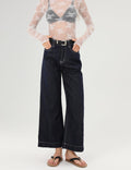 Ladies High Waist Straight Leg Denim Pants SKP284 - SWEETKAMA