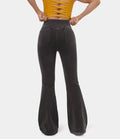 Ladies High Waisted Flare Denim Pants 997 - SWEETKAMA