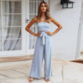 Ladies Hollow Out Daily Halter Strapless Jumpsuits LQ237 - SWEETKAMA