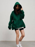 Ladies Hooded Long Sleeves Color Casual Hoodie WY0007 - SWEETKAMA