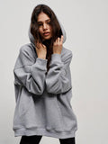 Ladies Hooded Long Sleeves Color Casual Hoodie WY0007 - SWEETKAMA