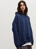 Ladies Hooded Long Sleeves Color Casual Hoodie WY0007 - SWEETKAMA