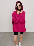 Ladies Hooded Long Sleeves Color Casual Hoodie WY0007 - SWEETKAMA