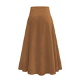 Ladies Inregualr Flounce Daily Ruffled Midi Skirt GQRB - SWEETKAMA