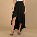 Ladies Inregualr Flounce Daily Ruffled Midi Skirt GQRB - SWEETKAMA