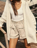 Ladies Knit Open Front Long Cardigan SKT481 - SWEETKAMA