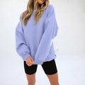 Ladies Print Daily Long Sleeves Sweatshirt 9966 - SWEETKAMA