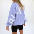 Ladies Print Daily Long Sleeves Sweatshirt 9966 - SWEETKAMA