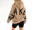 Ladies Print Long Sleeves Hoodie Sweatshirt 8888 - SWEETKAMA