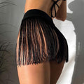 Ladies See Sheer Solid Color Tassel Covers GZZK449 - SWEETKAMA