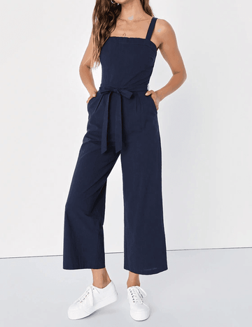 Ladies Sleeveless Cropped Jumpsuit SKJ391 - SWEETKAMA