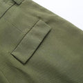 Ladies Solid Color Pockets Shorts K27788 - SWEETKAMA