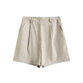 Ladies Solid Color Pockets Shorts K27788 - SWEETKAMA